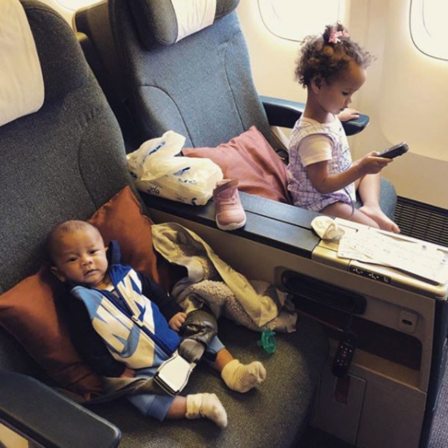 Miles Stephens, Luna Stephens, John Legend,